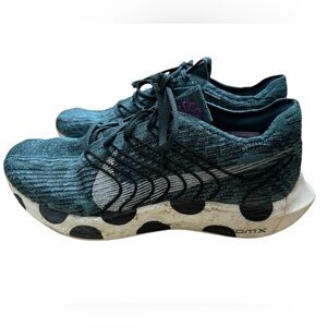 NIKE Zoom Flyknit Pegasus Turbo Road Running Shoes Teal Polka Dot Men’s 12